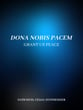 Dona Nobis Pacem SATB choral sheet music cover